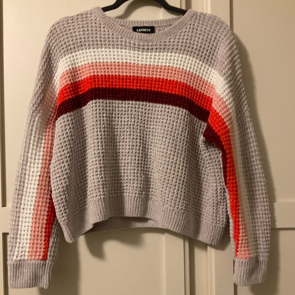 Express Colorblock Oversized Sweater size Small